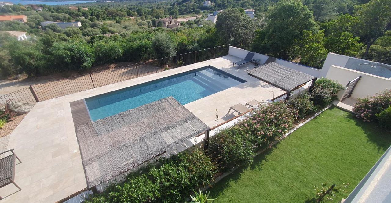 Tres Belle Residence Vue Mer Et Piscine Chauffee - Baccalocation Porto-Vecchio  Exterior photo